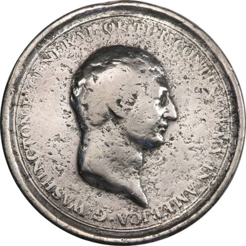 Voltaire medal,
1778,
Silver