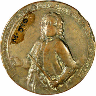Admiral Vernon Medal,
18th Century,
Bronze