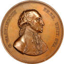 Sansom medal, Third die,
1879,
Bronze