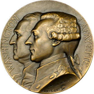 Commemorative medal,
Brass