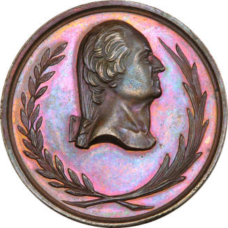 Washington Star medal,
George Hampden Lovett (Engraver),
c. 1865,
Copper