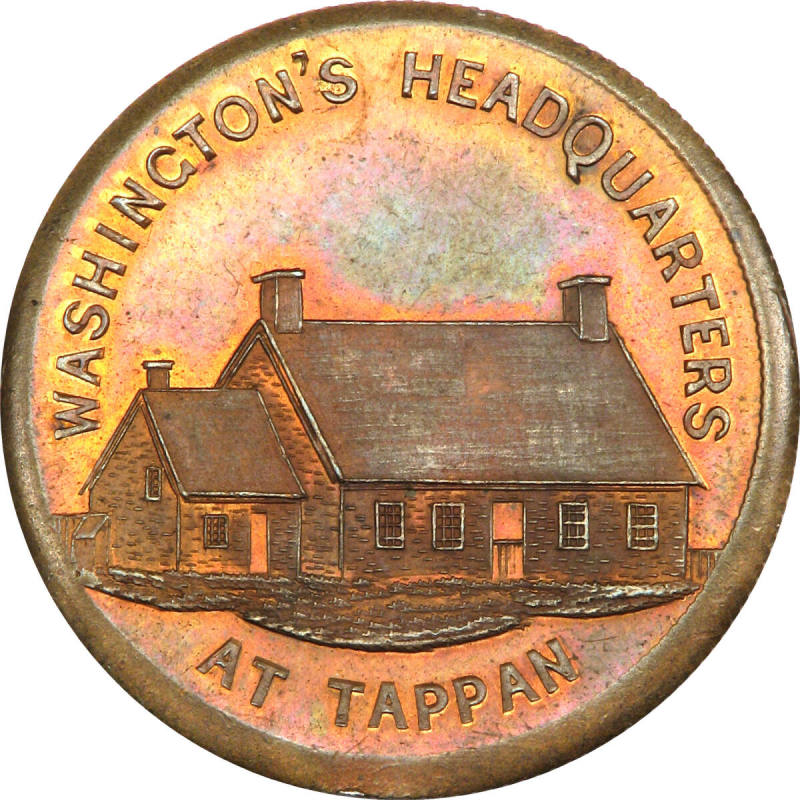 Sage's Historical Token #10/Washington's Headquarters at Tappan/Liberty Tree medal,
19th Centu ...