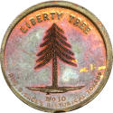 Sage's Historical Token #10/Washington's Headquarters at Tappan/Liberty Tree medal,
19th Centu ...