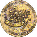 William Pitt half penny,
c. 1766,
Copper