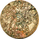 1786 Connecticut, Ryder 6 EF Vermontensium,
Copper