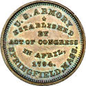 U.S. Arsenal, Springfield, Massachusetts medal,
Bronze