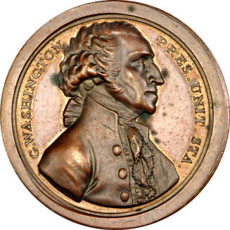 Sansom medal,
1859-1879,
Reddish bronze