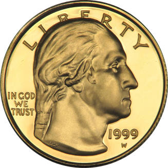 GW 1999 Bicentennial Commemorative Gold Coin,
1999,
Gold