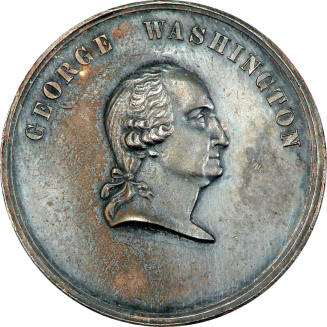 Time Increases His Fame medal,
William Kneass (Engraver),
1860-1865,
Silver