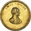 Mint Cabinet Memorial medal,
Anthony C. Paquet (Engraver),
1859,
Gold