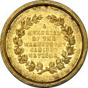 Mint Cabinet Memorial medal,
Anthony C. Paquet (Engraver),
1859,
Gold