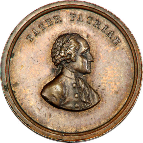 Mint Cabinet Memorial medal,
Anthony C. Paquet (Engraver),
1859,
Copper