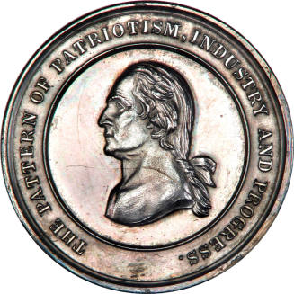 Union Agricultural Society medal,
1858,
Silver
