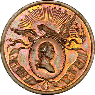 Philadelphia Civic Procession medal,
mid 19th-20th Century,
Copper