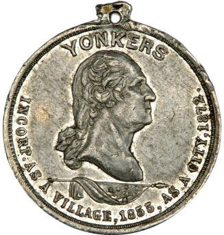 Phillipse Manor Bicentennial medal,
Robert Lovett Jr. (Engraver),
1882,
White metal