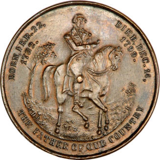 Calendar medal,
John Trumbull (After),
19th Century,
Brass