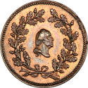 Wright & Bale storecard,
1832-1833,
Copper