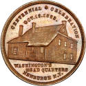Newburgh Centennial Celebration medal,
c. 1883,
Bronze