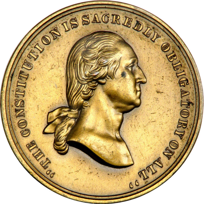 Mint Allegiance medal,
20th Century,
Yellow Bronze