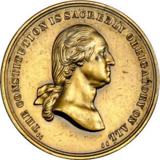 Mint Allegiance medal,
20th Century,
Yellow Bronze