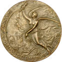 Centennial of Death medal,
1904,
Bronze