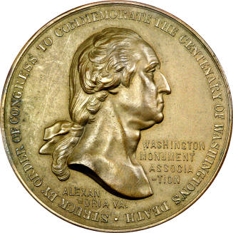Centennial of Death medal,
1904,
Bronze