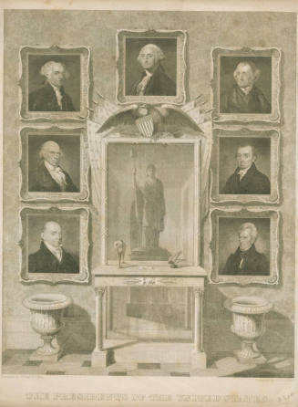 The Presidents of the United States,
Gilbert Stuart (After), 
John William Casilear (Maker),  ...