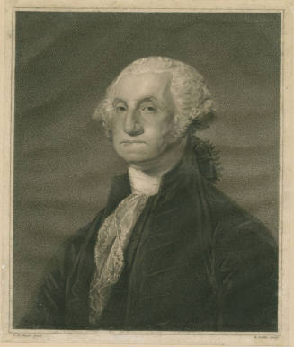 George Washington,
Gilbert Stuart (After), 
William Nutter (Maker), 
Robert Cribb (Publisher ...