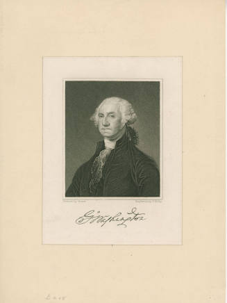 George Washington,
Gilbert Stuart (After), 
Thomas Kelly (Maker), 
Samuel Walker (Publisher) ...