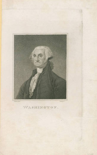 Washington,
Gilbert Stuart (After),
William Satchwell Leney (Maker),
c. 1812,
Ink on paper; ...