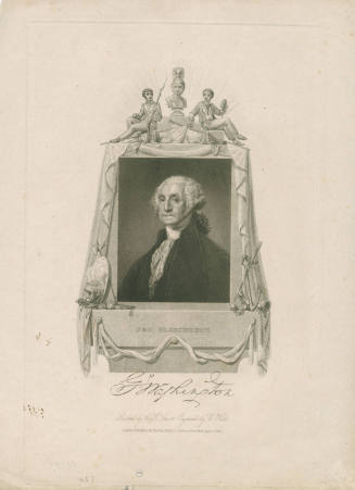George Washington,
Gilbert Stuart (After), 
William Holl (Maker), 
Thomas Kelly (Publisher), ...