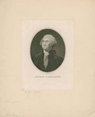 George Washington,
Gilbert Stuart (After),
Ludwig Portman (Maker),
1805-1815,
Ink on paper; ...