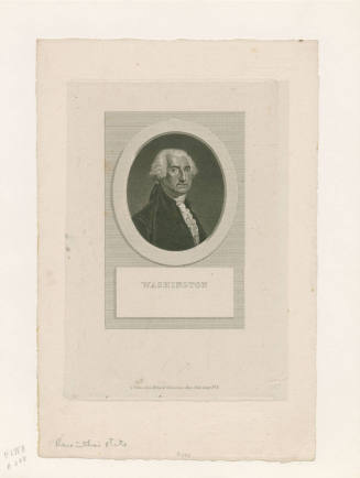 Washington,
Gilbert Stuart (After),
Menard & Desenne (Publisher),
1800-1880,
Ink on paper;  ...
