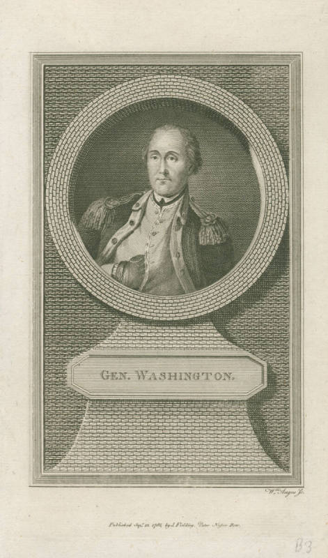 GEN. WASHINGTON,
Jean-Baptiste Le Paon (After),
Charles Willson Peale (After), 
William Angu ...