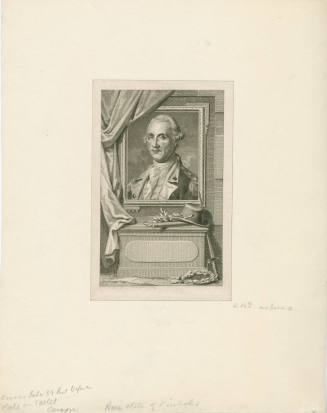 George Washington,
Charles Willson Peale (After),
Reinier Vinkeles (Maker),
1788-1816,
Ink  ...