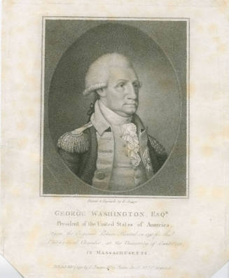 George Washington Esqr. President of the United Sates of America,
Edward Savage (After, maker, ...