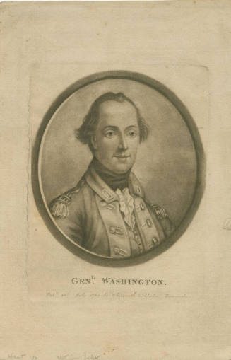 Genl. Washington,
John Trumbull (After),
Whitworth and Yates (Publisher),
Juky 15, 1784,
In ...