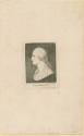 Washington,
Jean-Antoine Houdon (After),
William Hamlin (Maker),
1863,
Ink on paper; mezzot ...