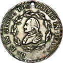 Funeral Urn medal,
Jacob Perkins (Engraver),
1800,
Cooper
