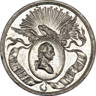 Philadelphia Civic Procession medal,
1832,
White metal