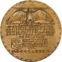 Commemorative medal,
Augustus Saint Gaudens (Artist),
1889,
Bronze