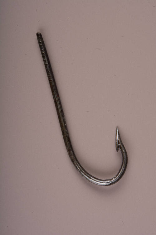 Fishhook
1760-1800
Iron alloy, japanning