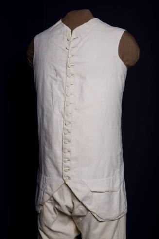Waistcoat
Cotton, linen, pasteboard
1750-1785