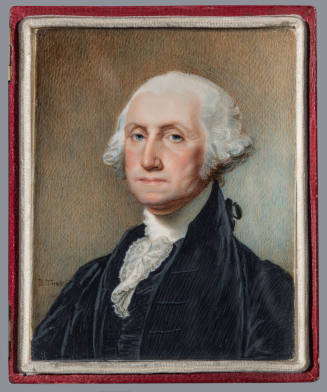 George Washington,
Benjamin Trott (Artist),
Gilbert Stuart (After),
1836, Paper, leather