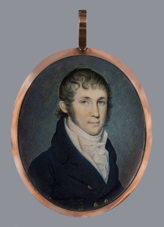 Portrait of James Barroll,
c. 1810,
Watercolor on ivory