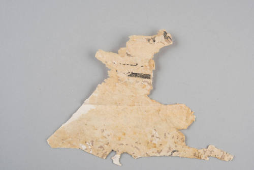Wallpaper fragment,
c. 1830-1840,
Block-printed  on paper