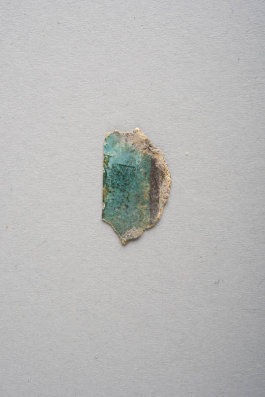 Wallpaper fragment,
Block-printed on paper
