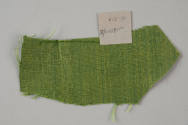 Green Silk Dress Fragment,
1750-1770,
Silk, Weft Float Brocade