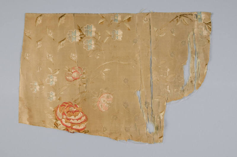 Dress Fragment,
1733-1740,
Brocade