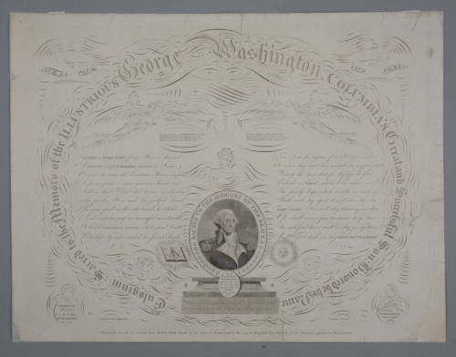Eulogium Sacred to the Memory of the Illustrious George Washington, Columbia's Great and Succes ...